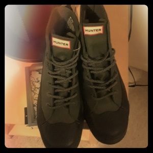 Hunter canvas dipped high tops